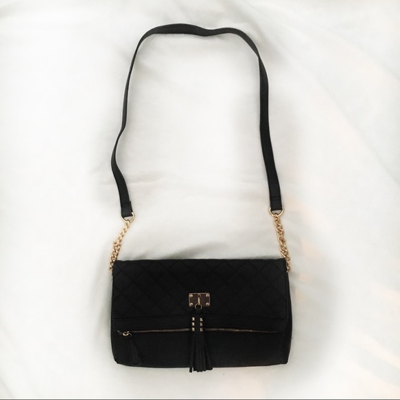 Aldo Handbags - Aldo Black Quilted Clutch